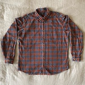 Eddie Bauer Long-Sleeve Flannel Shirt (plaid)